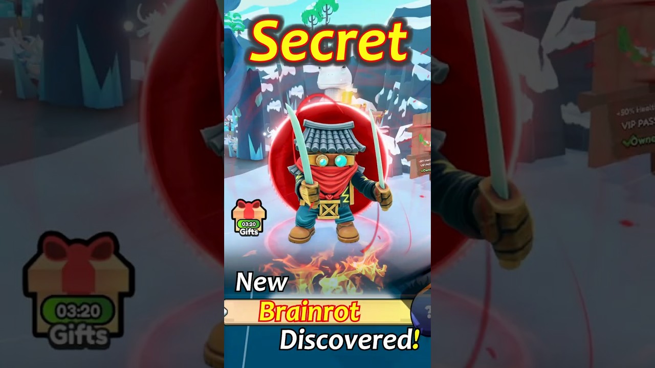 DOJONINI ASSASSINI Секрет Brainrot раскрыт - в Brainrot Evolution Roblox!