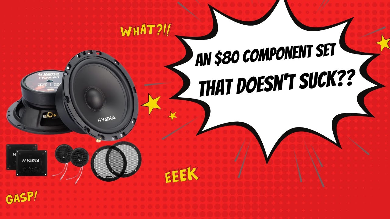 Amazon Branded Speakers?? Reviewing the $80 H Yanka 6.5 Component Speakers