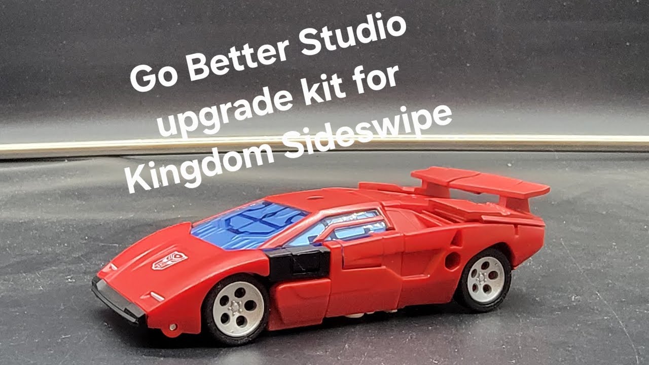 Go Better Studio upgrade kit for Kingdom Sideswipe with wheels from The Lazy Eyebrow