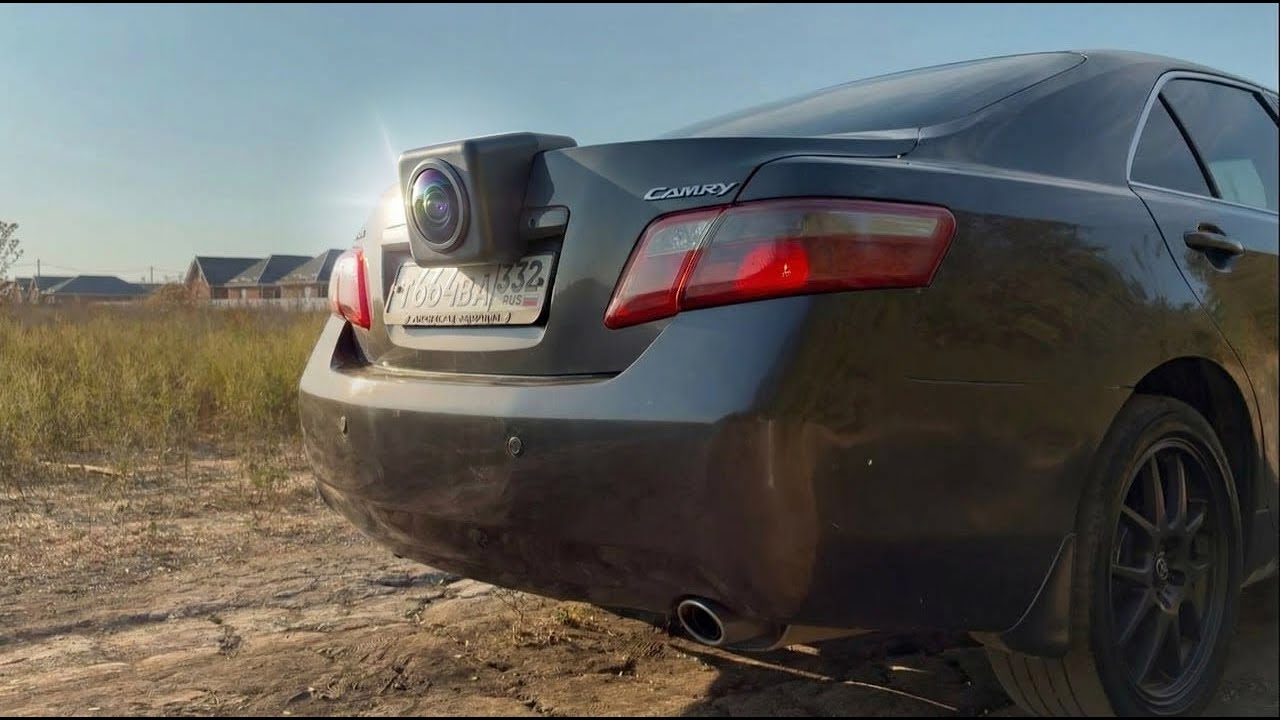 Установка камеры заднего вида своими руками CAMRY 40 | Камри 40