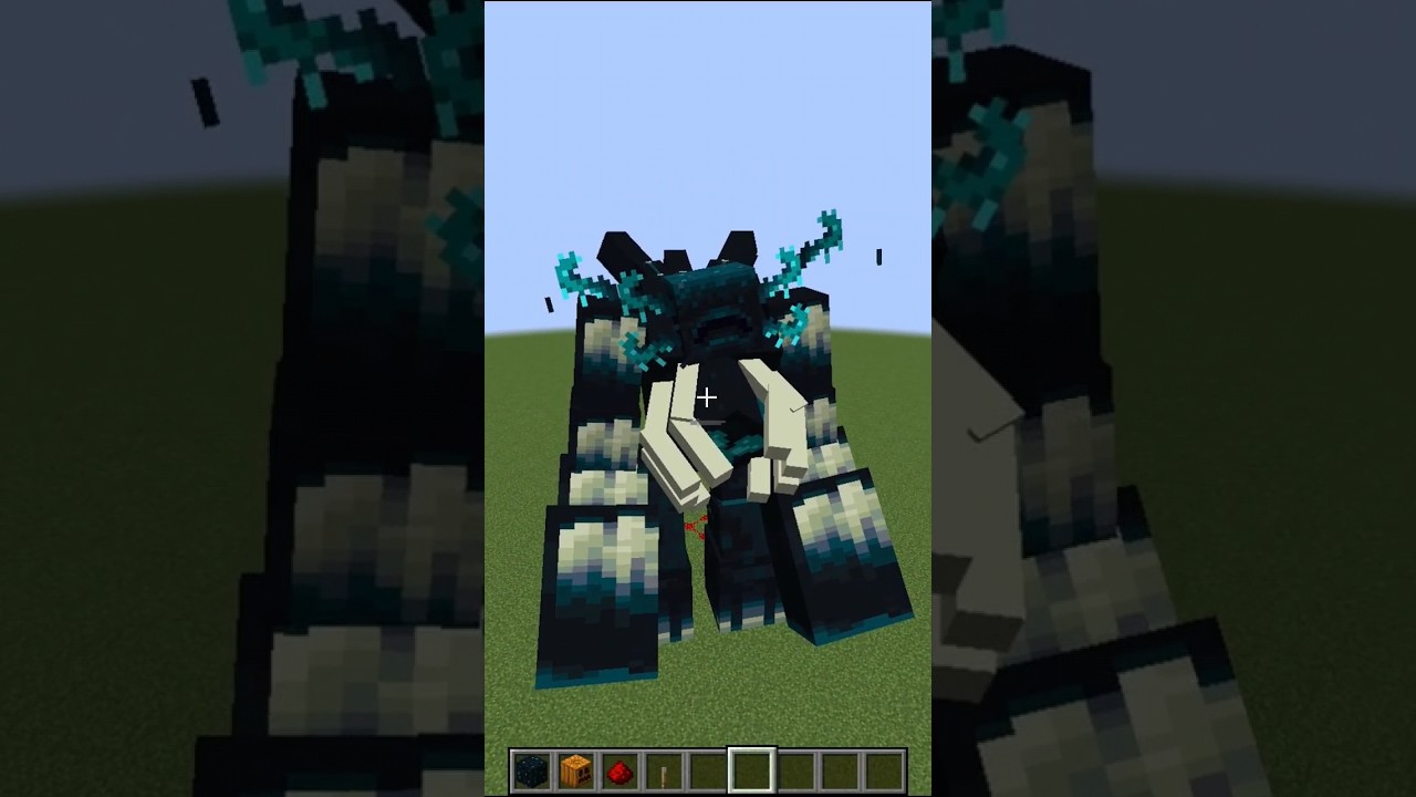 How to summon Mutant Warden minecraft😱 no mods #shorts #minecraft