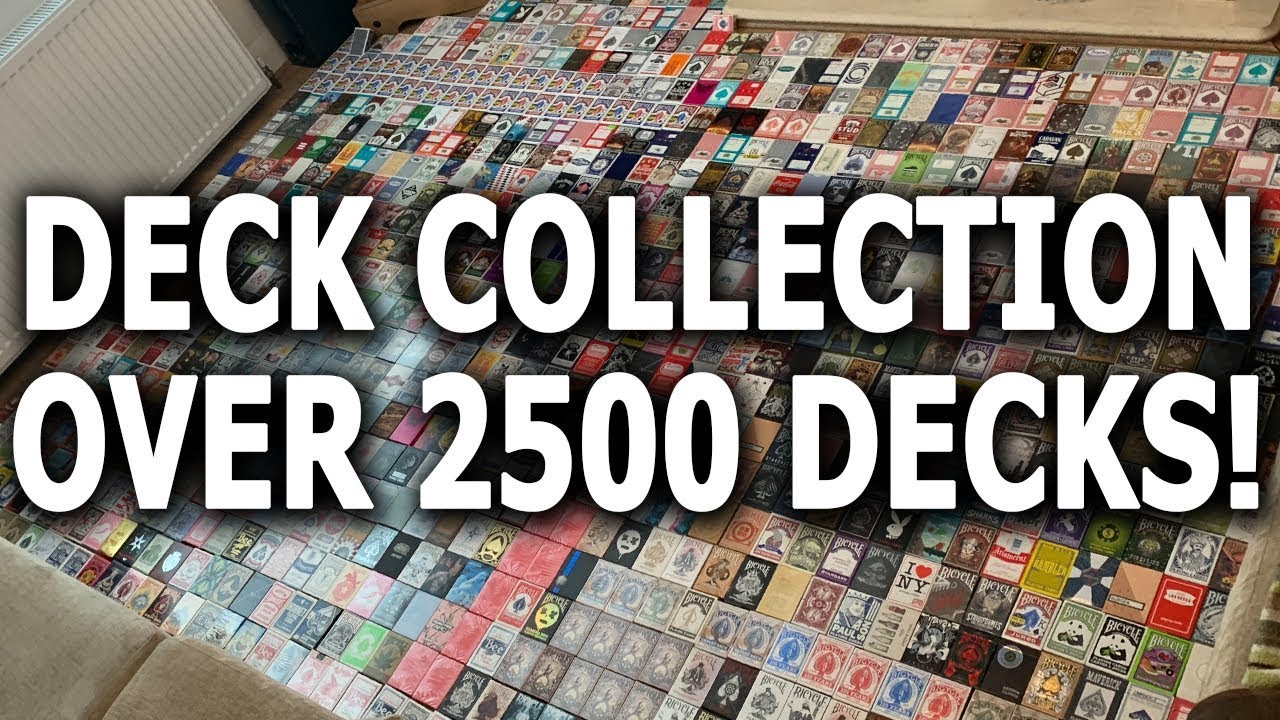 My Playing Card Collection Over 2500 Decks! [HD]