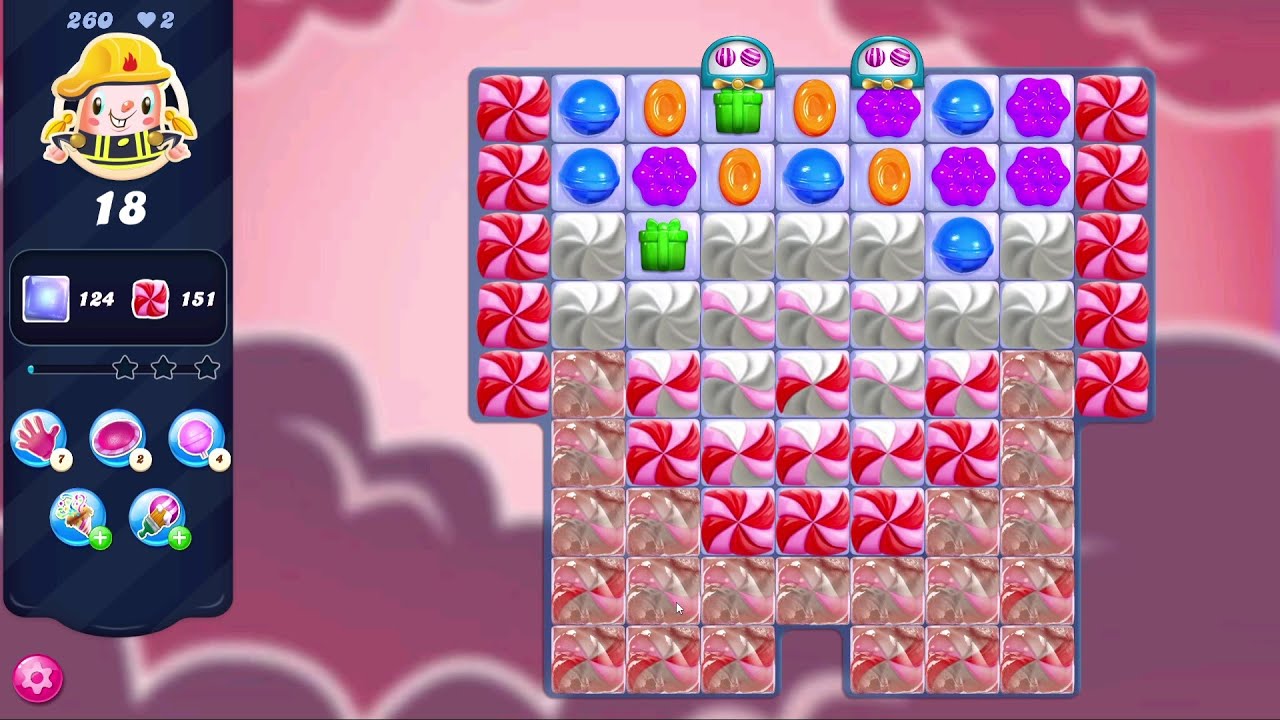 Candy Crush Saga LEVEL 260 | NO BOOSTERS (new version*)✔️
