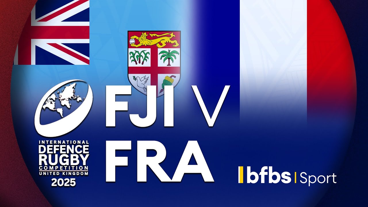 In full: Fiji v France | Pool B | 2025 International Defence Rugby Competition