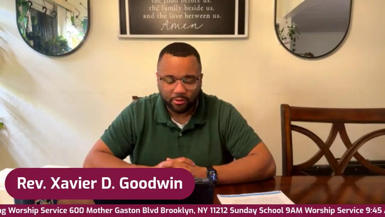 Bible Study | The Articles of Faith: XIV. Baptism And The Lords Supper | Rev. Xavier D. Goodwin