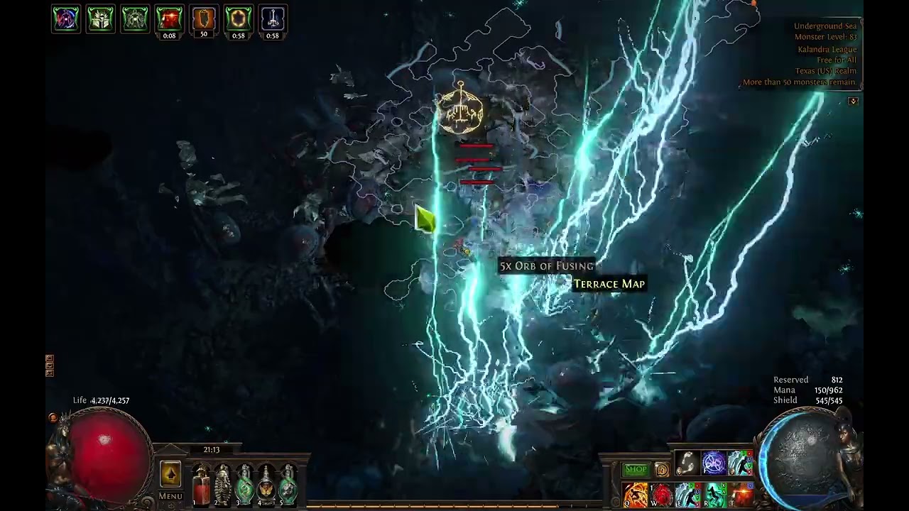 POE 3.19 lvl 35 frostblink mayhem!