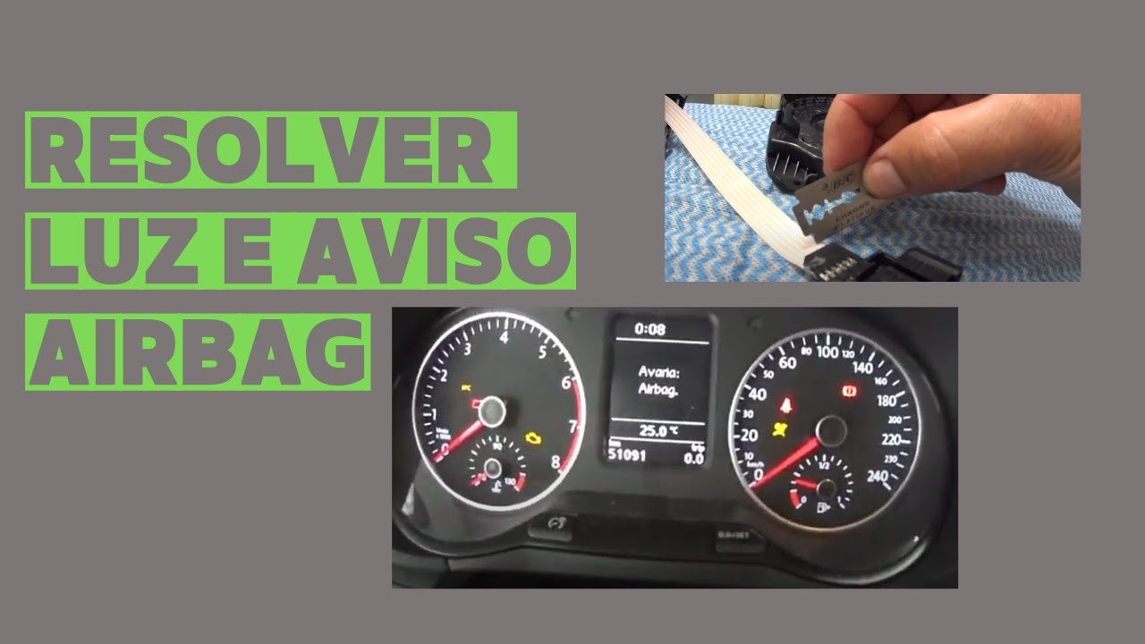 VW Fox Luz AirBag Acessa & Rádio não funciona( Toda família VW resolve)