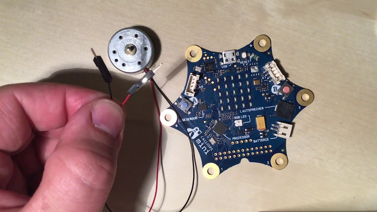 [CMU19.20] Calliope mini: Motoren