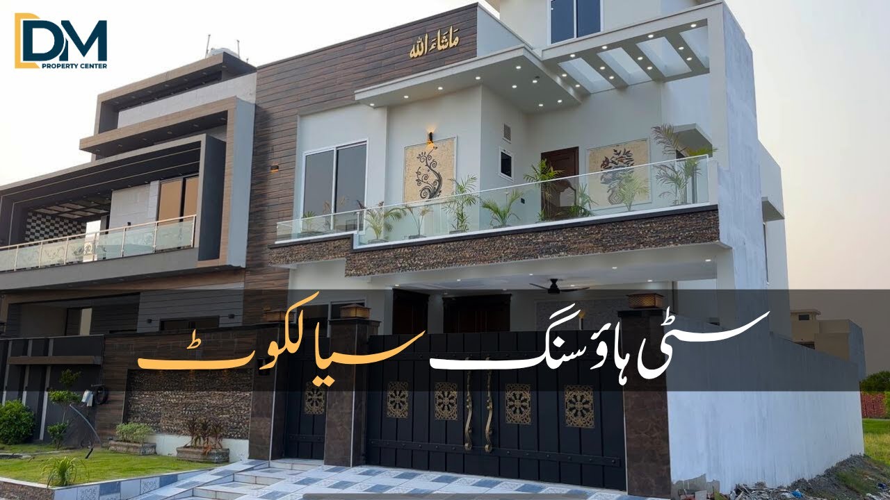 10 Marla Brand New Modern House for Sale in City Housing Sialkot – Prime Location ok