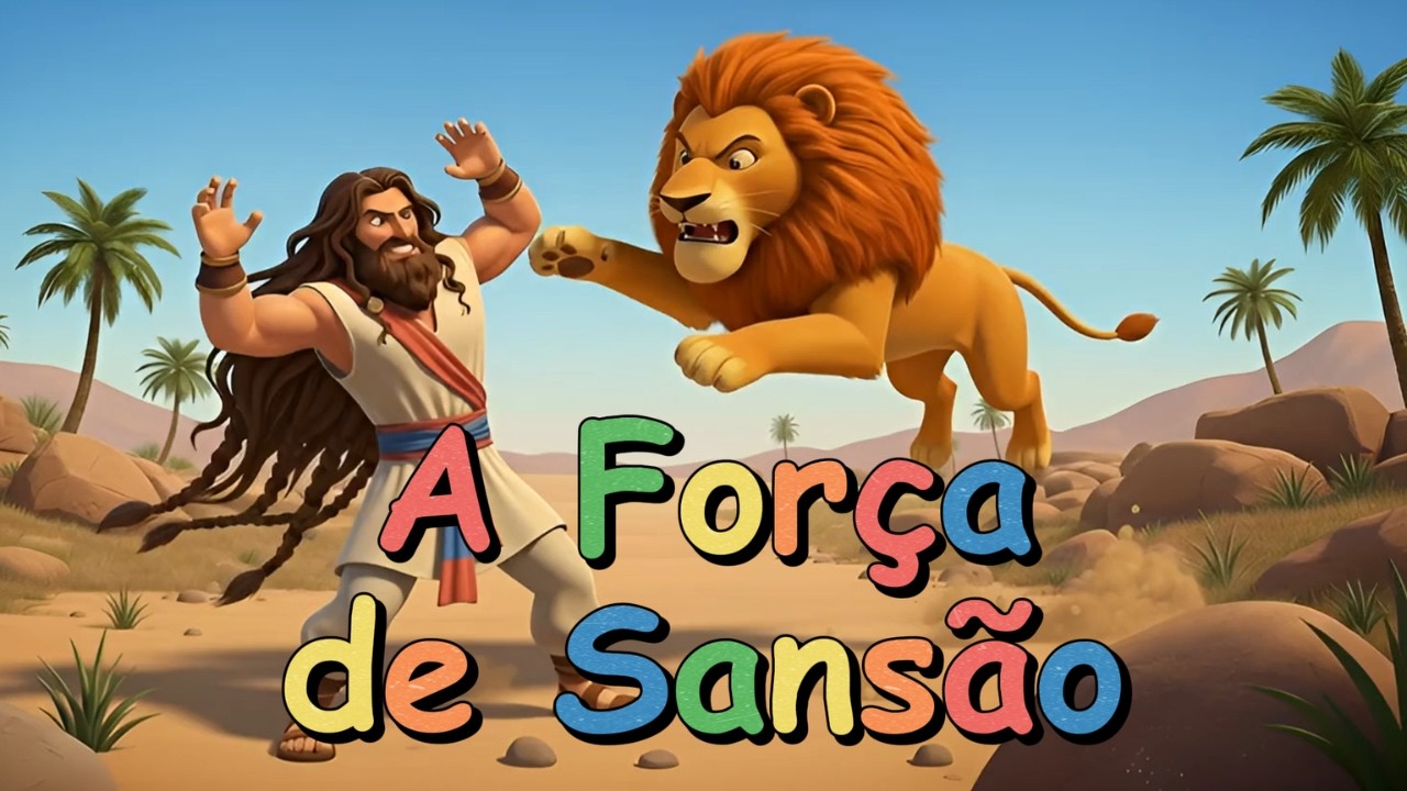 A Força de Sansão | Música Cristã Infantil | Videira do Amor