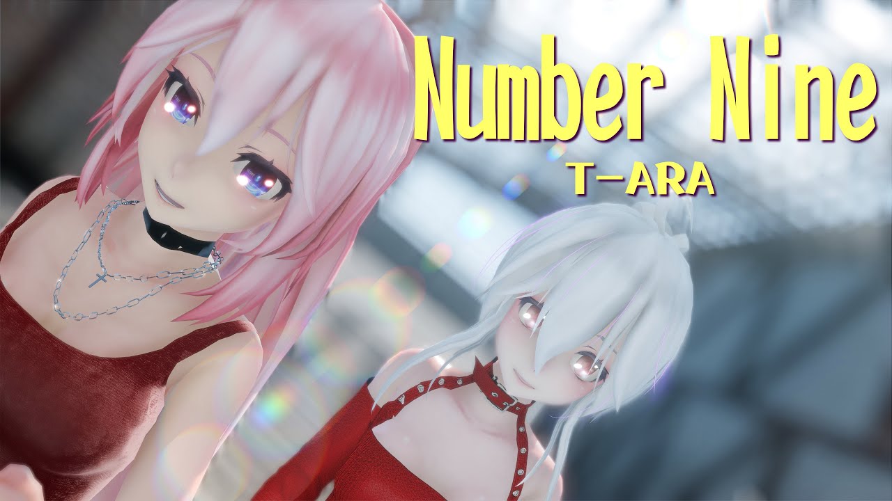 【MMD-KPOP】Number Nine - TDA Monochromatic Girls Luka & Haku【4K/60fps】