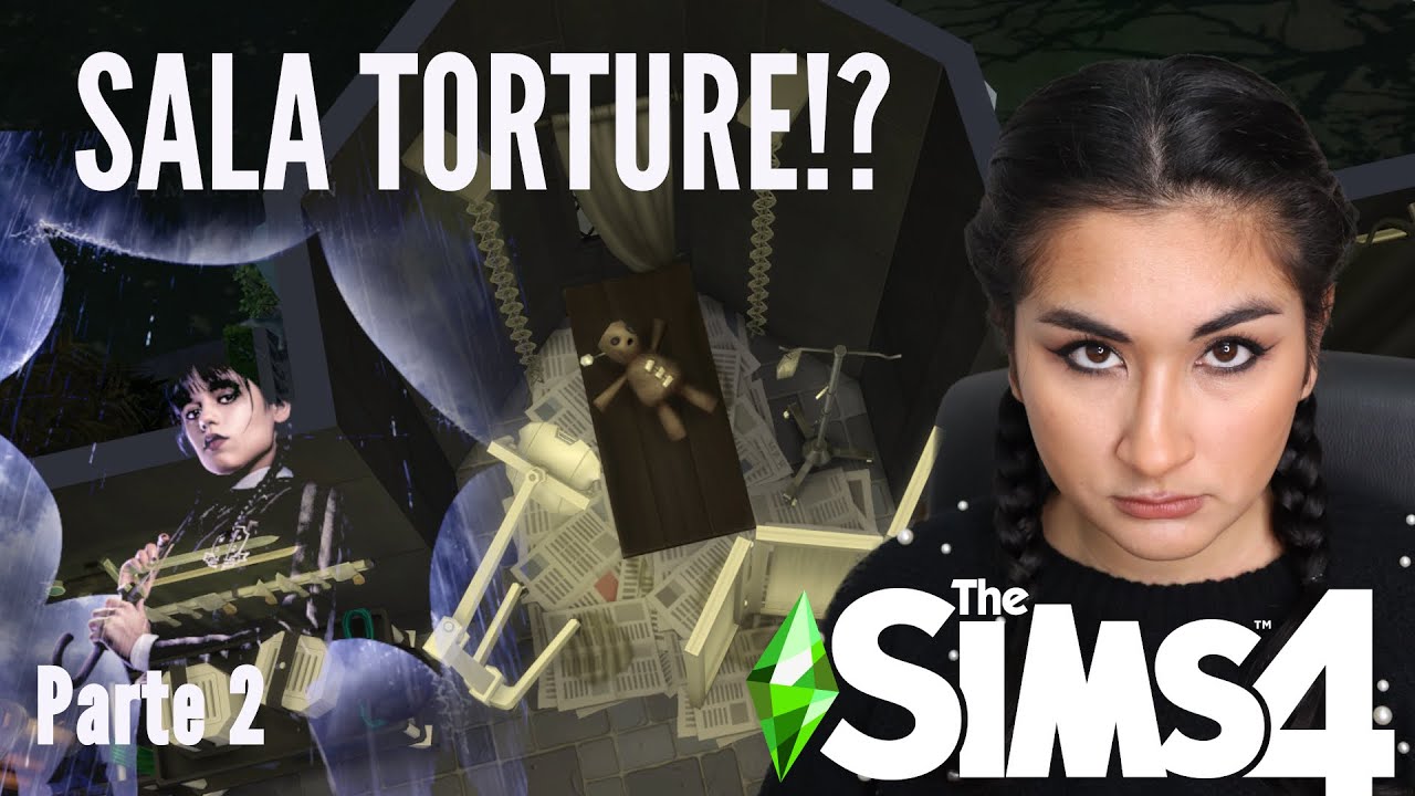 La CASA DEI SOGNI di MERCOLEDI' ADDAMS - The Sims 4 - Build Challenge - parte 2