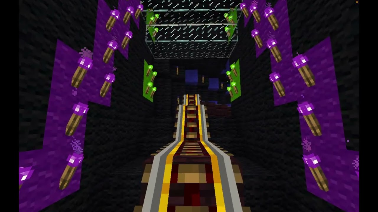 Minecraft - Disneyland's Space Mountain Ghost Galaxy (unfinished) | Java 1.12.2