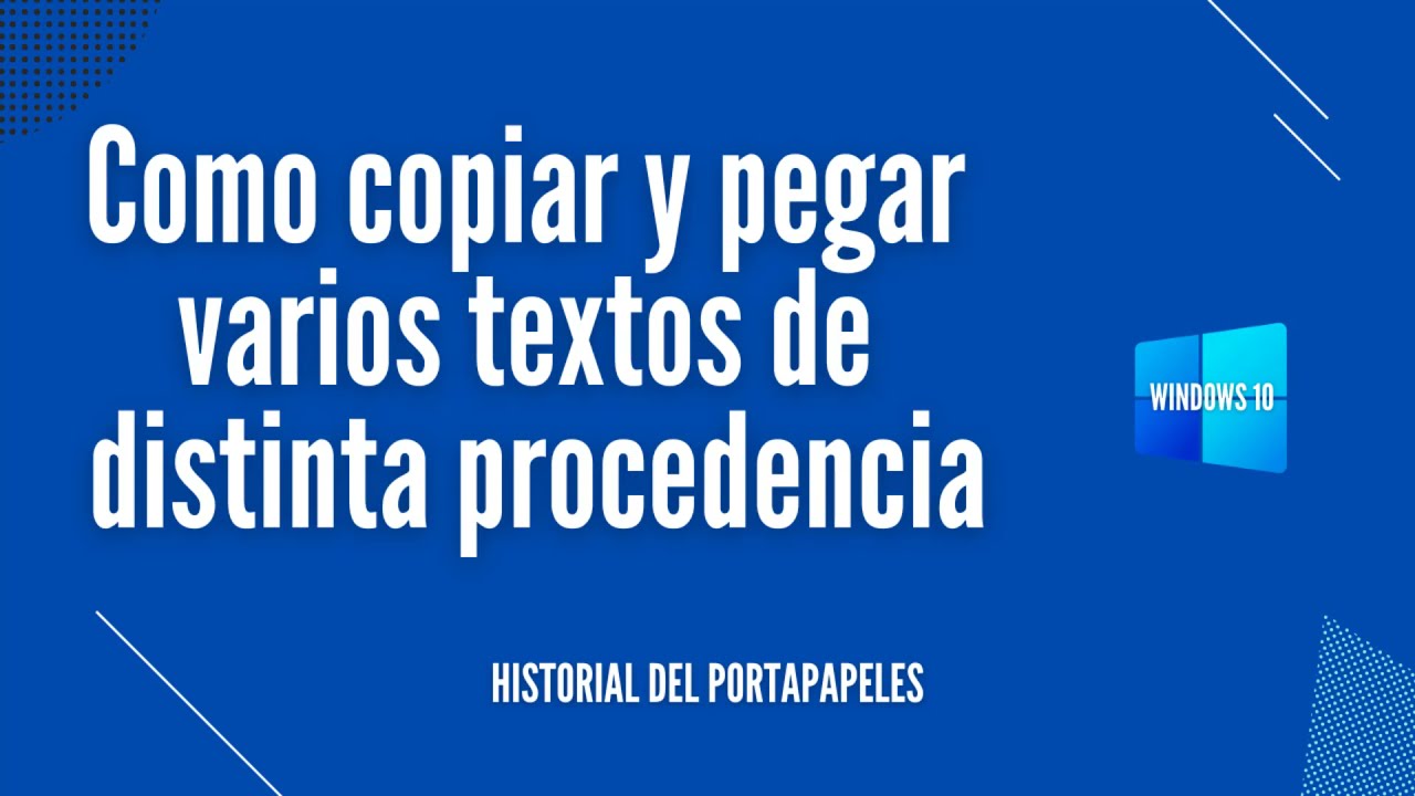 Como copiar y pegar textos de distinta procedencia