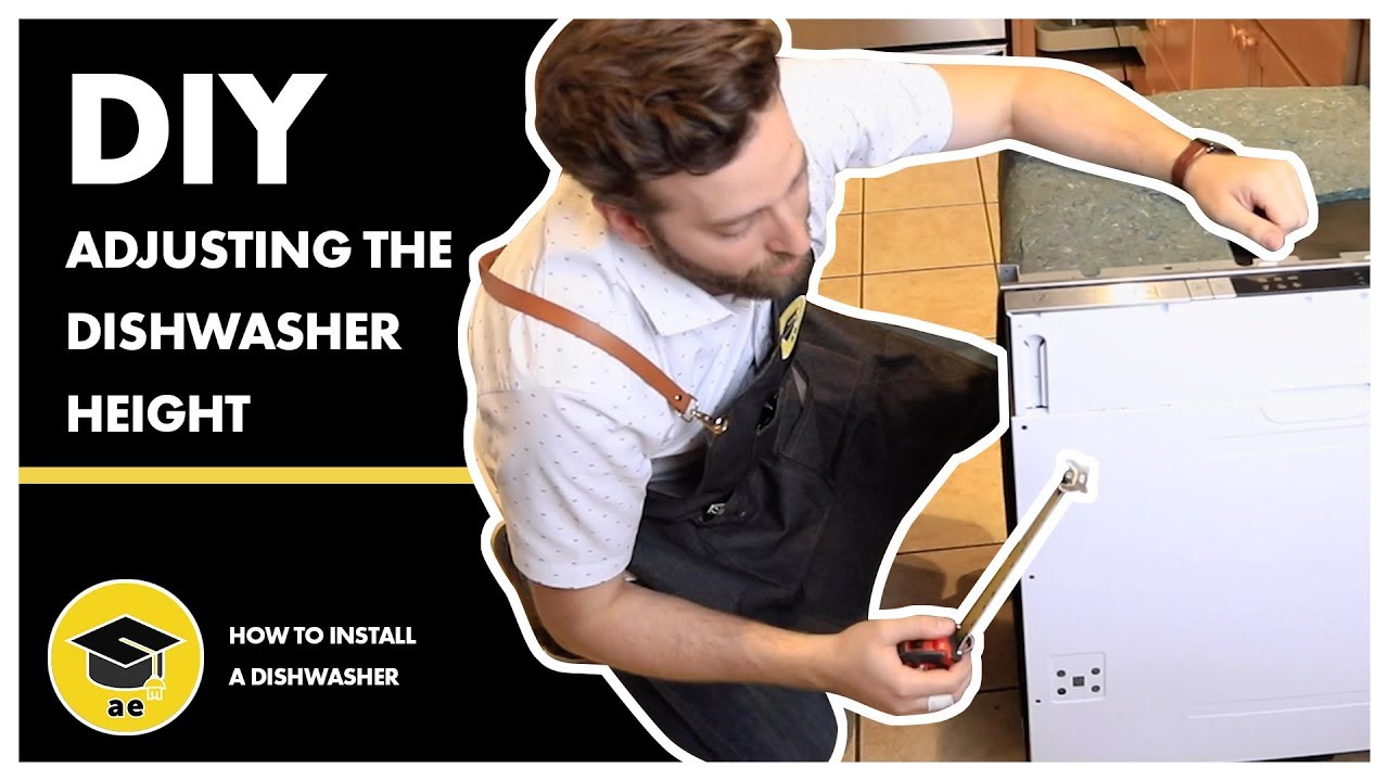 How to Install A Dishwasher | Adjusting the Dishwasher Height