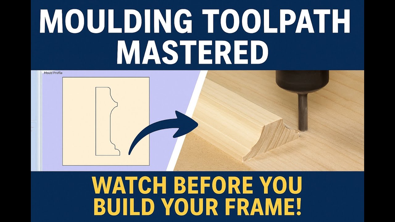 Master the Moulding Toolpath in vCarve Pro | CNC Picture Frame Prep