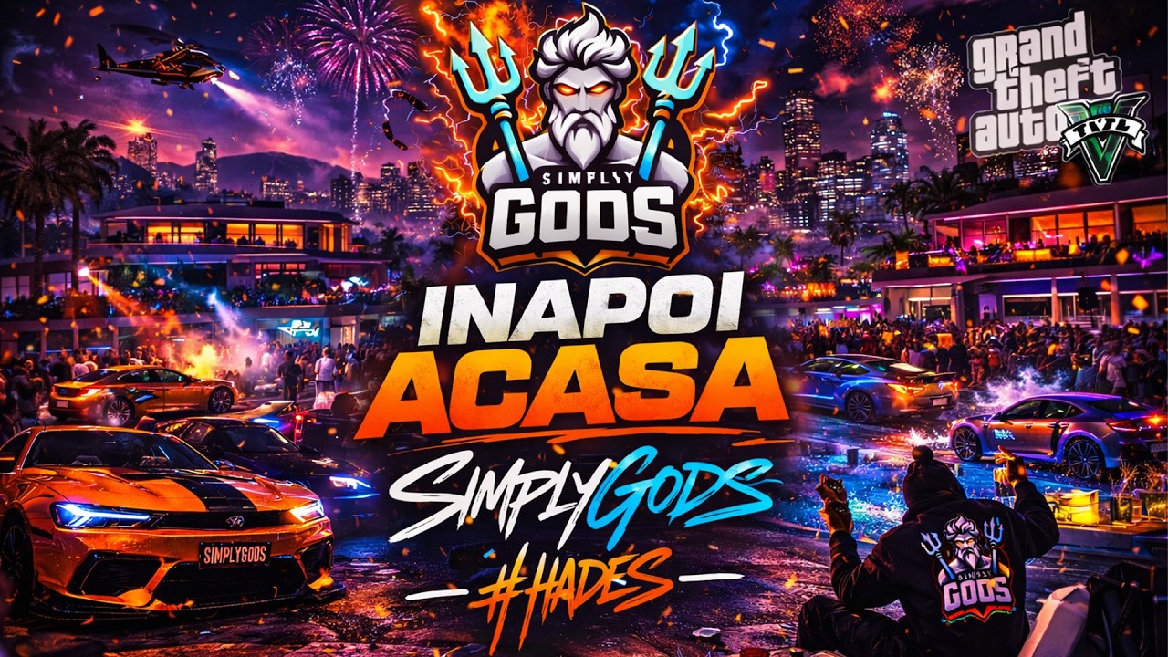[LIVE] O ZI DIN VIATA UNUI ADMIN & Roleplay PUTERNIC pe SimplyGods #Hades