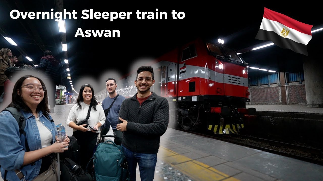 Overnight sleeper train from Cairo to Aswan 🇪🇬