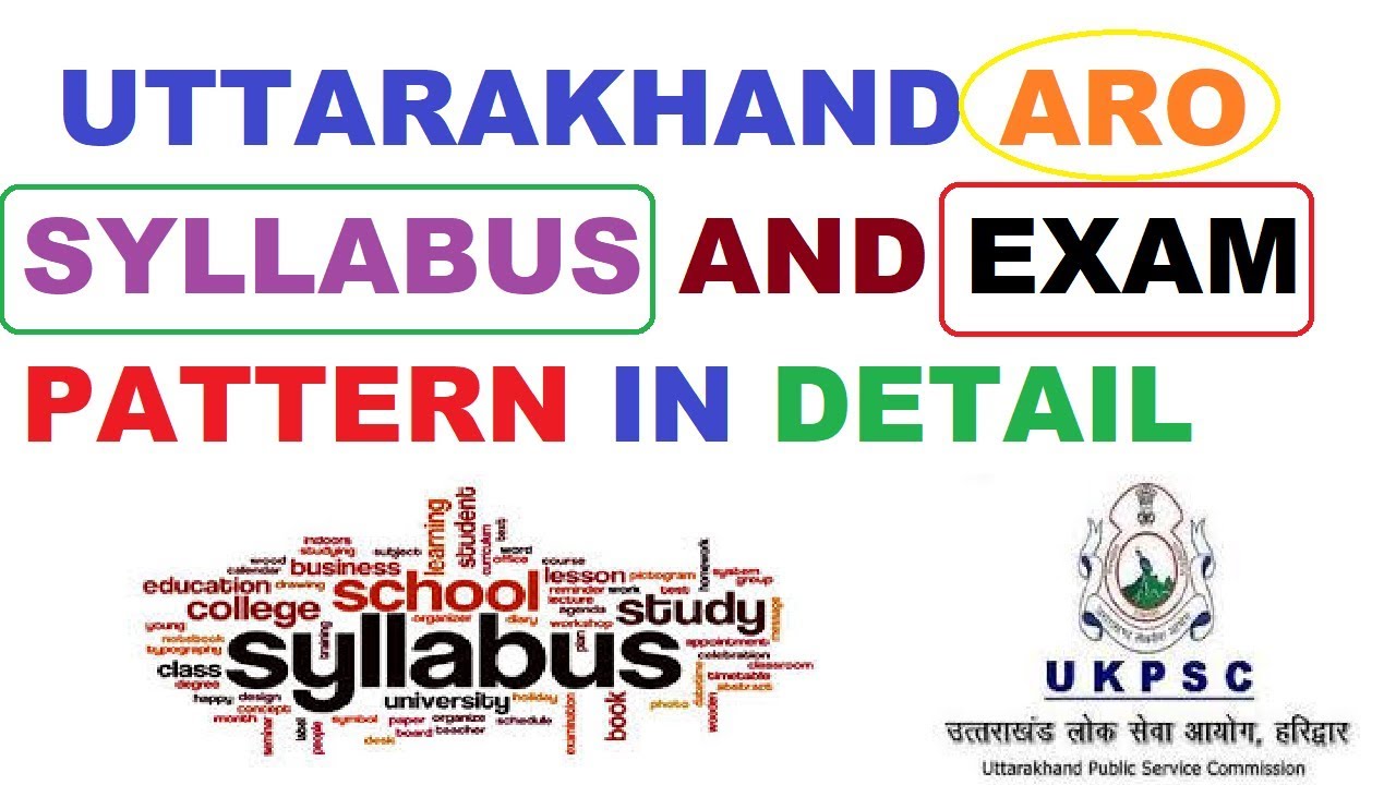 uttarakhand aro syllabus IN DETAIL (LATEST)