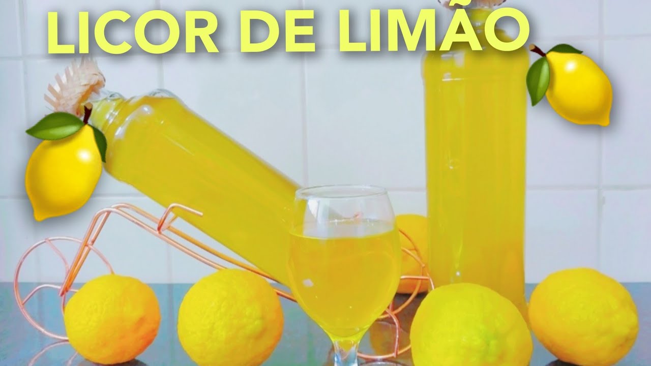LICOR DE LIMÃO 🍋 