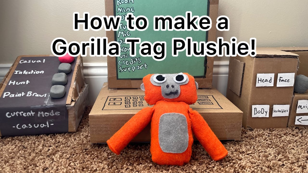 How to make a Gorilla Tag Plushie! @emerald_productions ​⁠