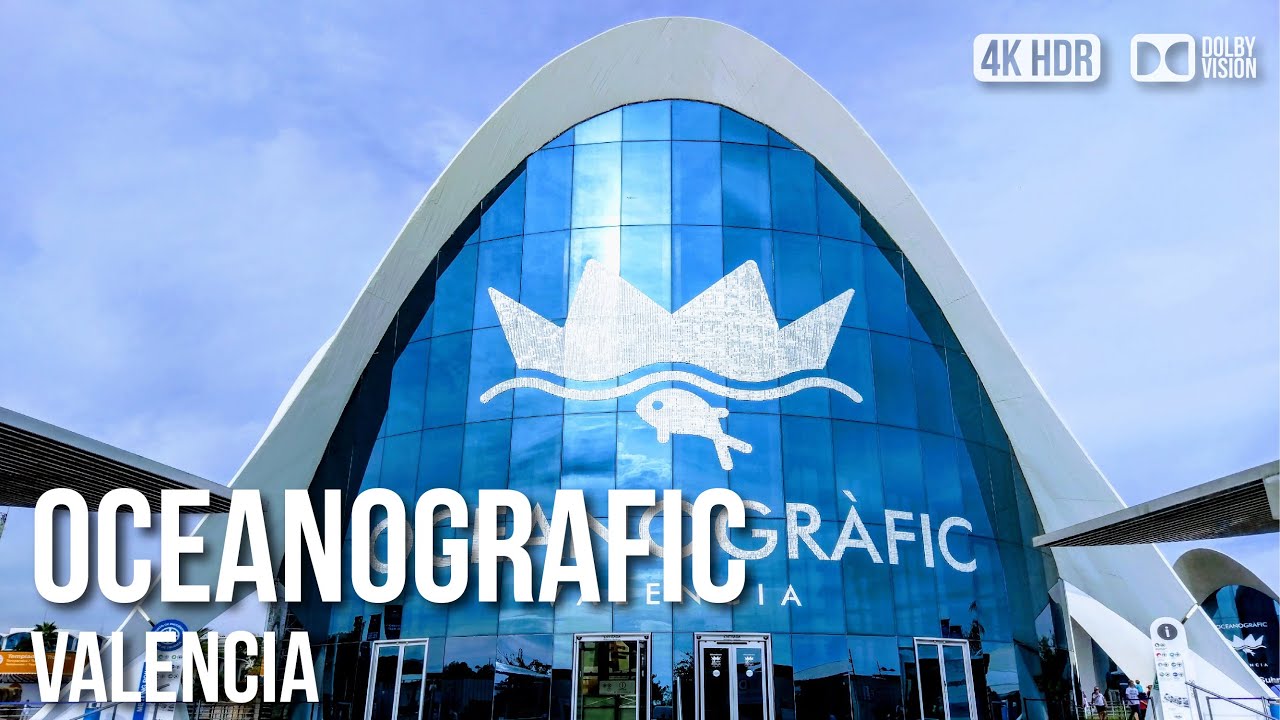 Oceanografic Valencia, Largest Marine Park of Europe - 🇪🇸 Spain [4K HDR] Walking Tour