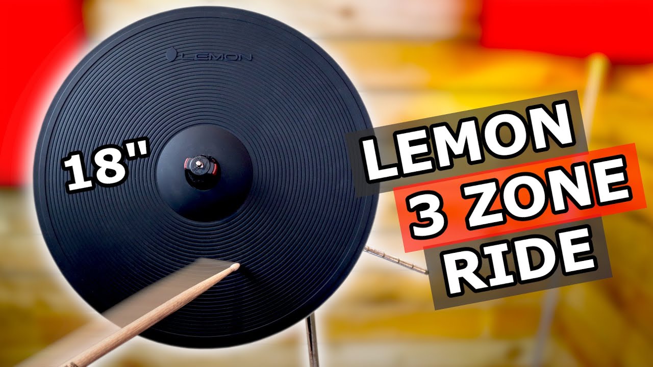 Lemon 18" Ride Cymbal Review | 3 Zone Cymbal Pad by Lemon Drums