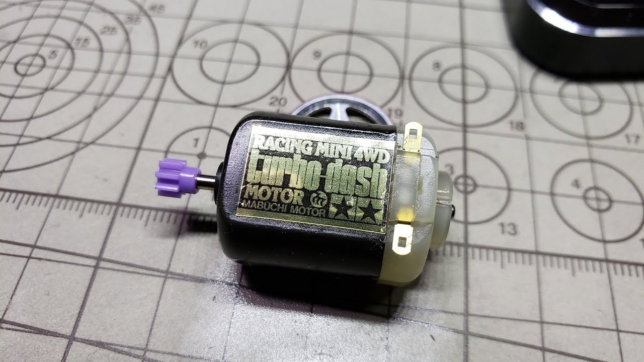 【ミニ四駆】Tamiya Mini 4WD Testing: Turbo Dash Motor 94113
