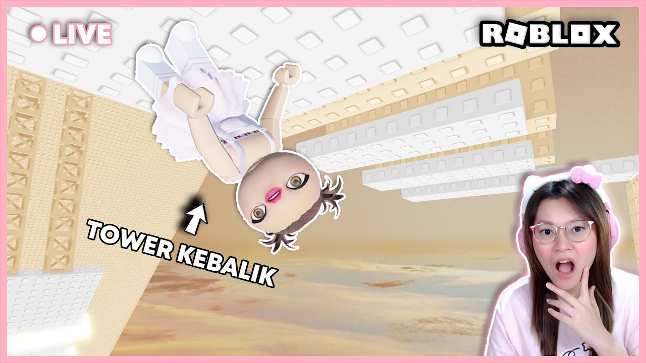 TOWER TAPI SEMUANYA TERBALIK ?!! [TOWER TERBALIK ROBLOX INDONESIA]