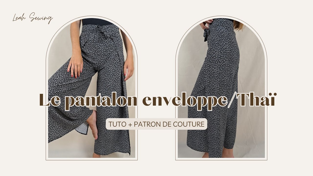 Wrap pant / pantalon enveloppe