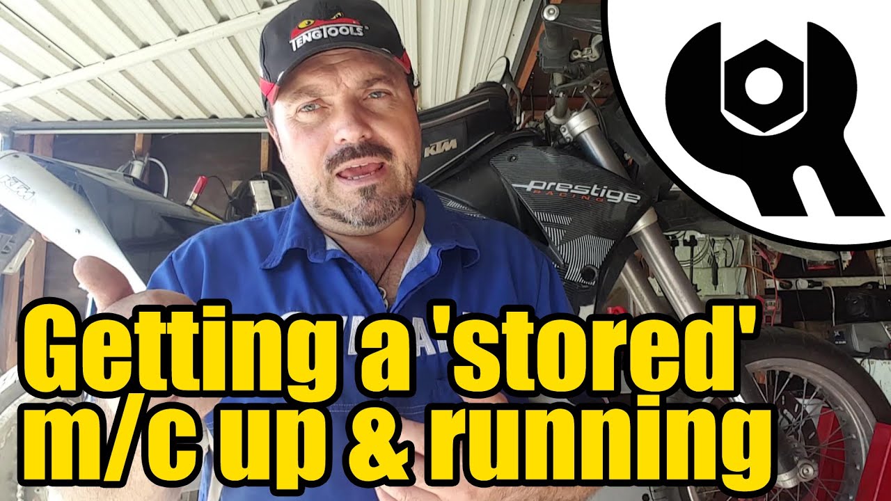 Getting a 'stored' motorcycle back up & running #1803