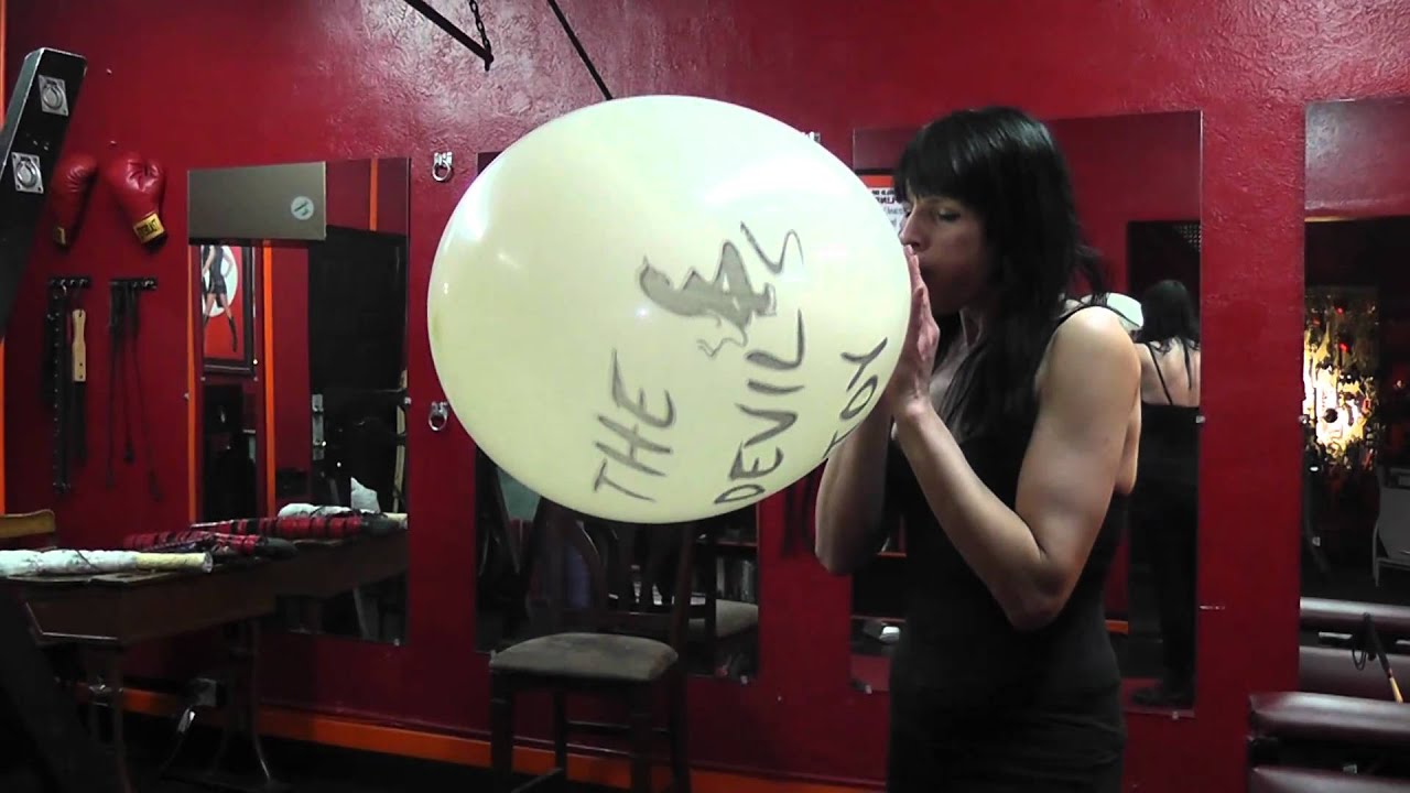 Will the balloon Mistress pop the devil's toy balloon.MTS