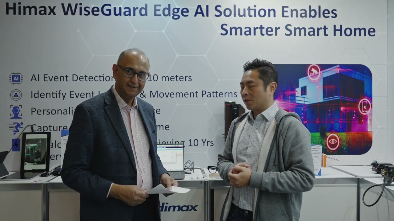 From Smart Glasses to Smarter Smart Home: Himax&rsquo;s WiseGuard and WiseEye AI Solutions at CES 2026
