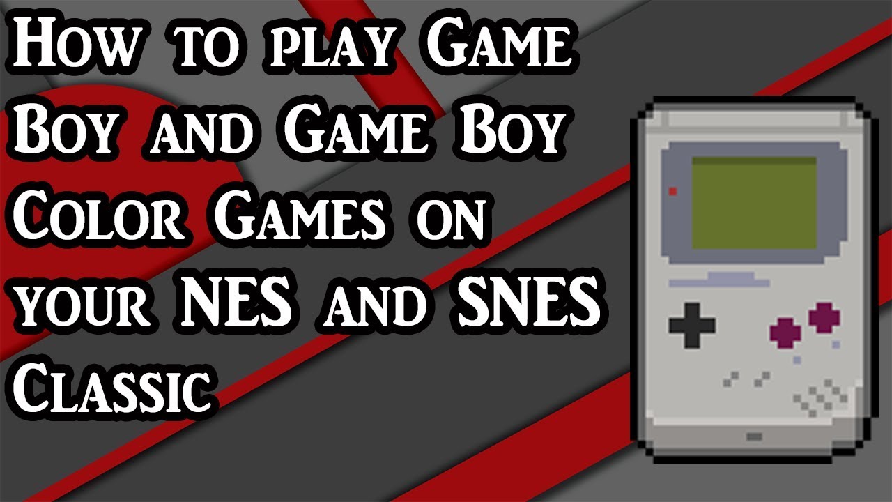 Как играть в игры для Game Boy и Game Boy Color на NES и SNES Classic (руководство)