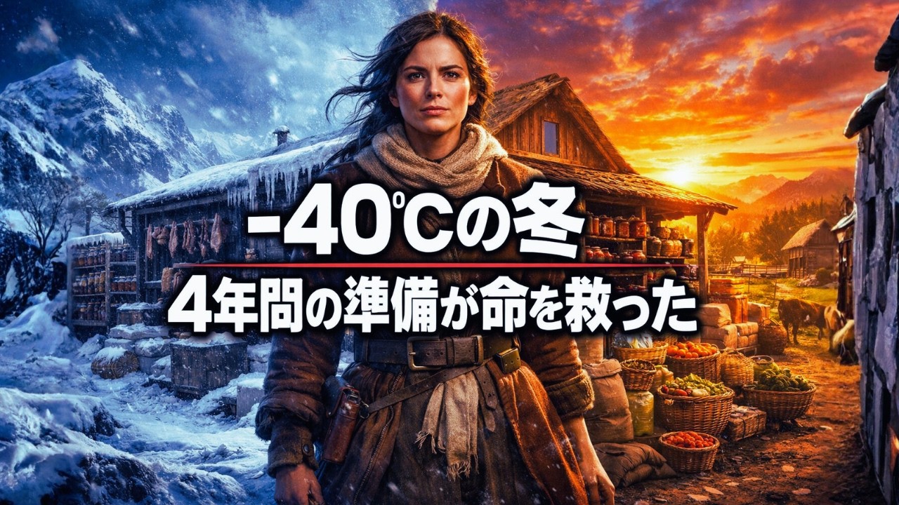 −40°Cの冬：4年間の準備が命を救った