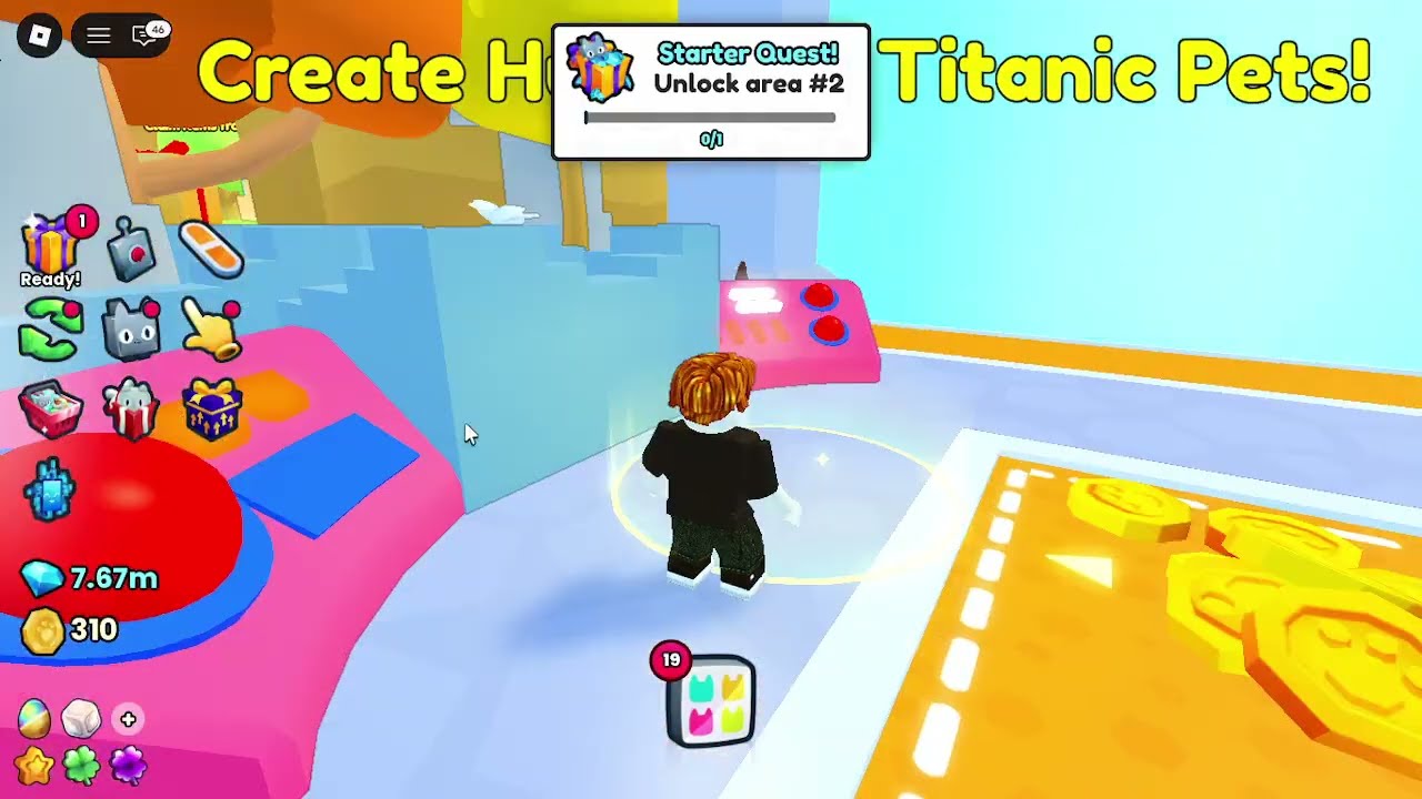 Playing PS99 Modded on Roblox