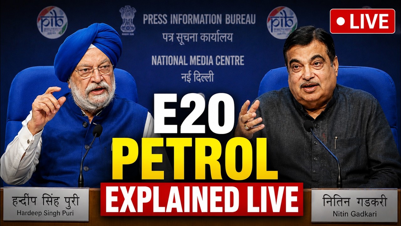 LIVE: Govt Explains E20 Petrol | Responds To Questions On Ethanol-Blended Fuel LIVE