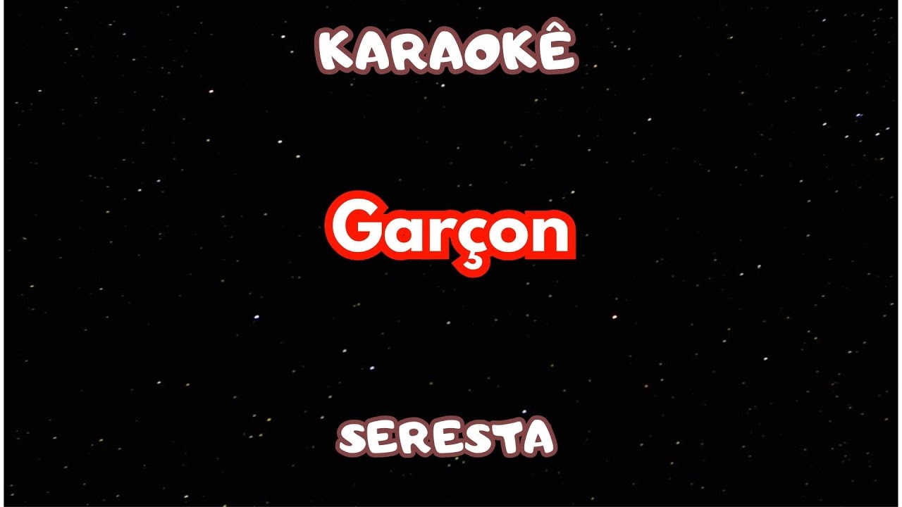 KARAOKÊ - GARÇOM - SERESTA - ( REGINALDO ROSSI )
