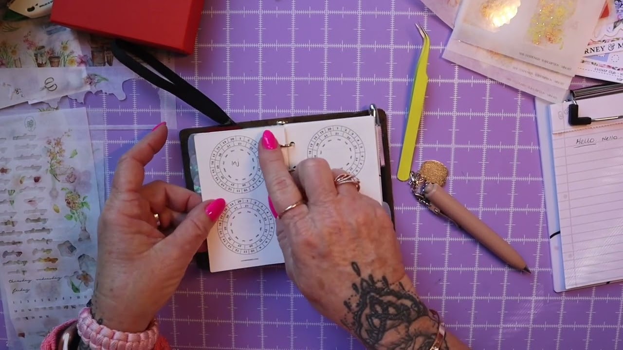 Mini 5 Plotter flip thru of my travel planner