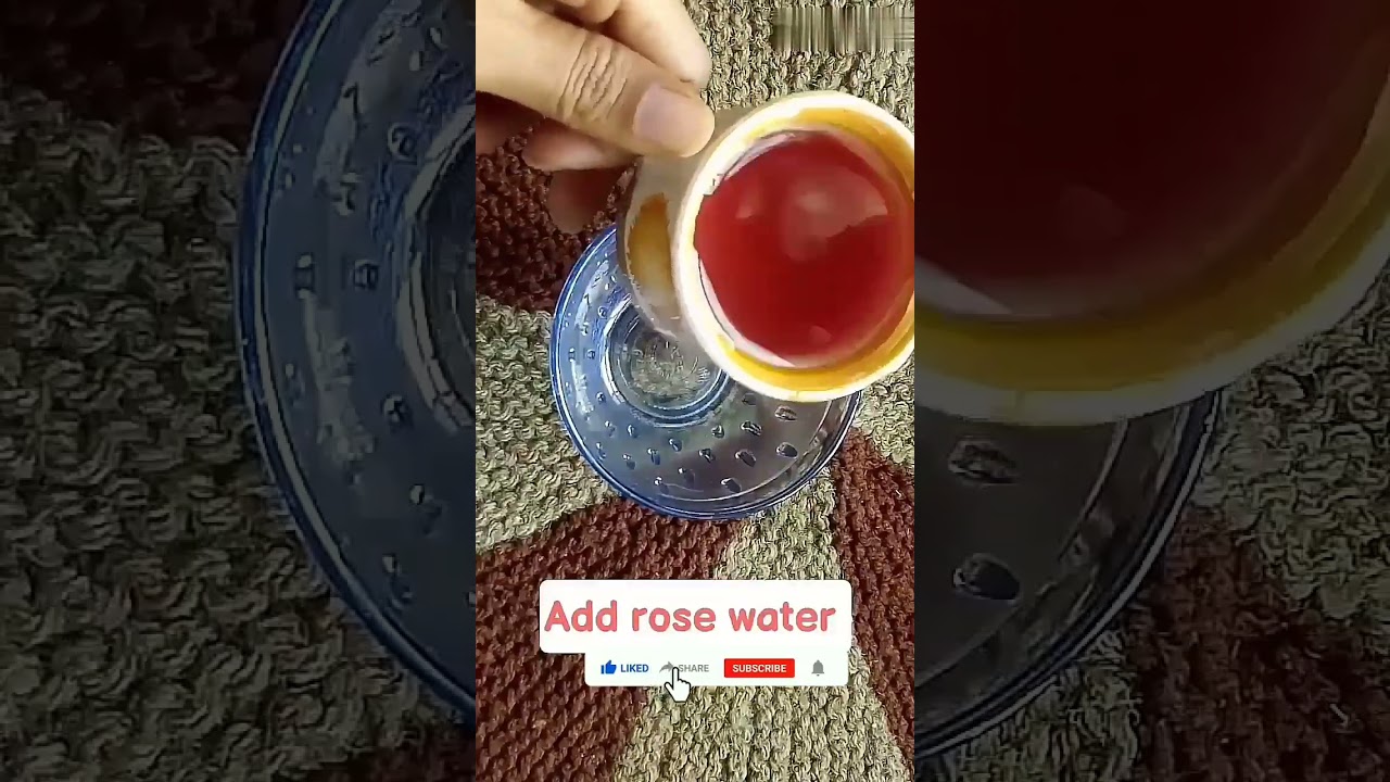 how to use rose water with shampoo 