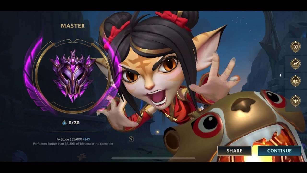 WILD RIFT ADC TRISTANA BACK AGAIN IN MASTER RANK, AND SO IT BEGINS SOLOQ PATCH 5.2C