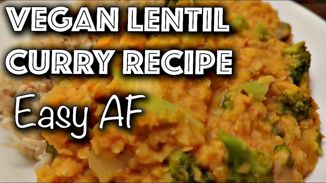EASY VEGAN LENTIL CURRY RECIPE! (Daniel's Famous Curry)