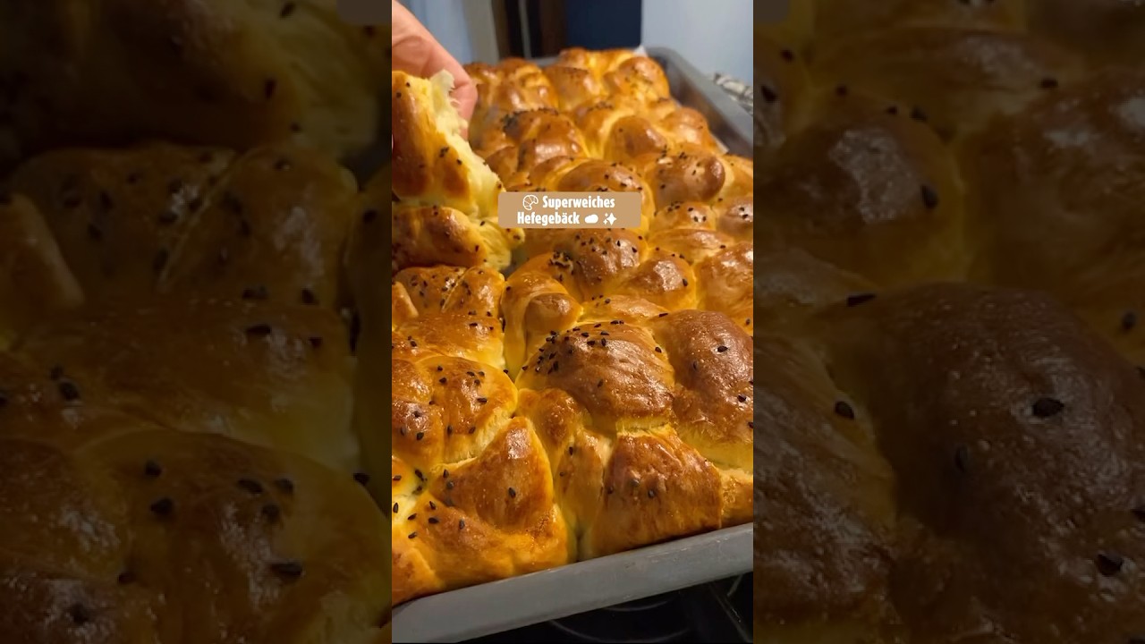 🥯 Hefegebäck – weich & fluffig wie vom Bäcker!