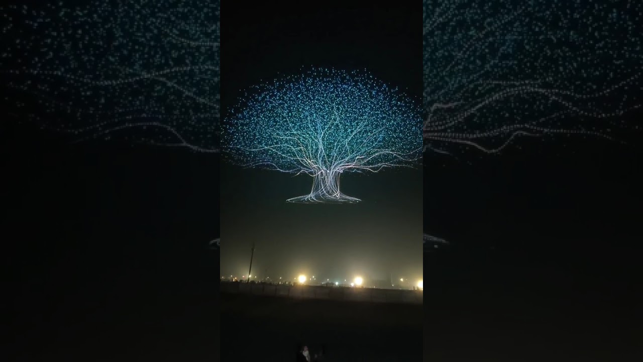 Last night, a 16000 drone show was held in Liuyang, Hunan.
