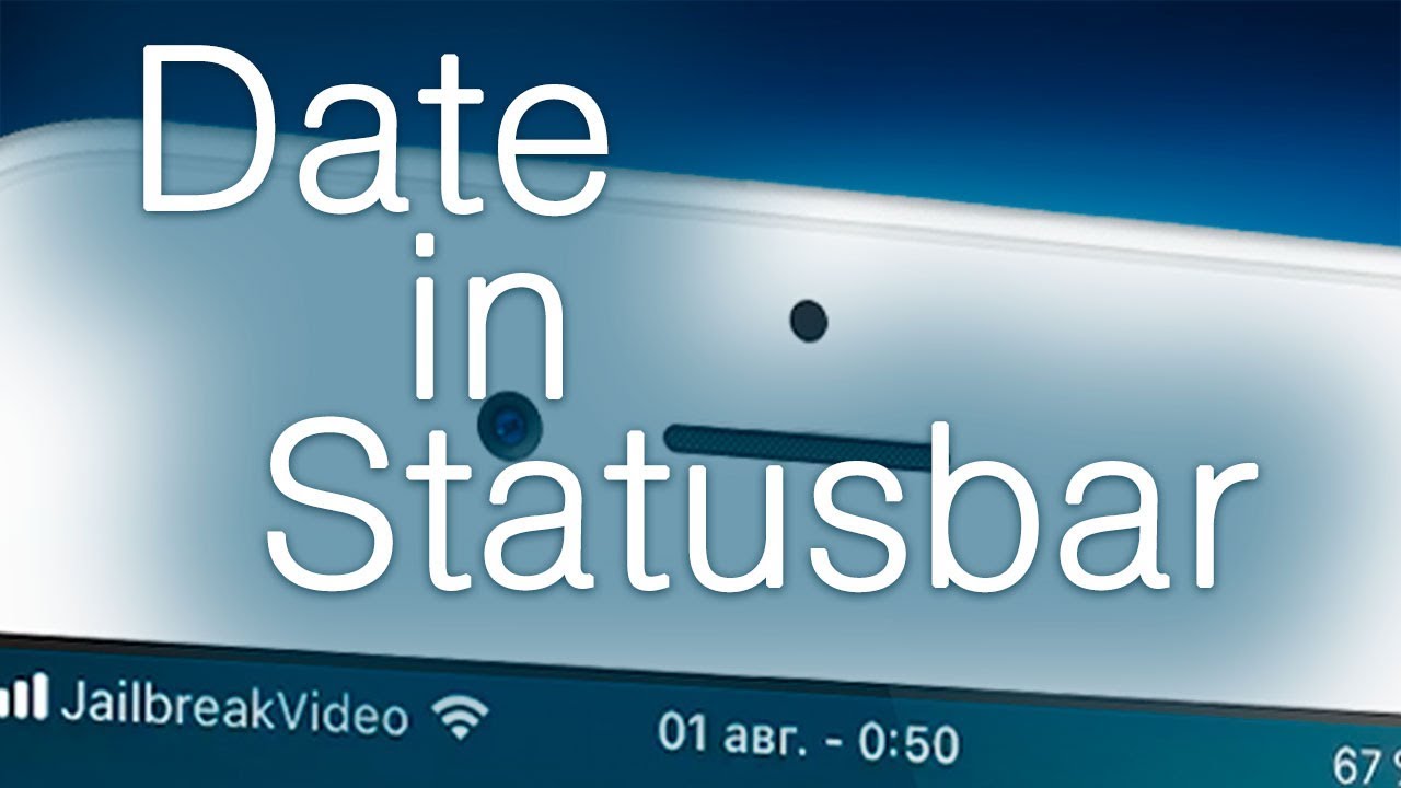 Date In Statusbar &mdash; дата в статус-баре