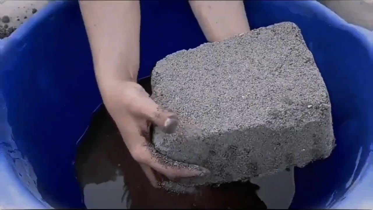 ASMR|| Black concrete different textures crumbling compliation #asmrvideo #satisfying #mouthwatering
