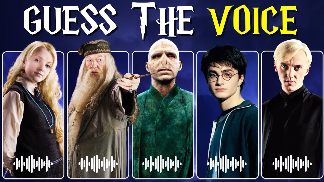 Угадай персонажа по голосу | Издание «Гарри Поттер» 🧙‍♂