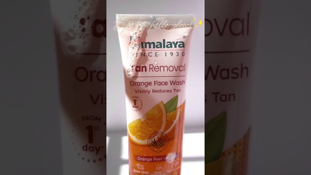 Gentle on skin,tough on Tan!&hearts;️#TanRemoval #OrangeGlow #HimalayaSkincare #SkinFriendly #SoapFree