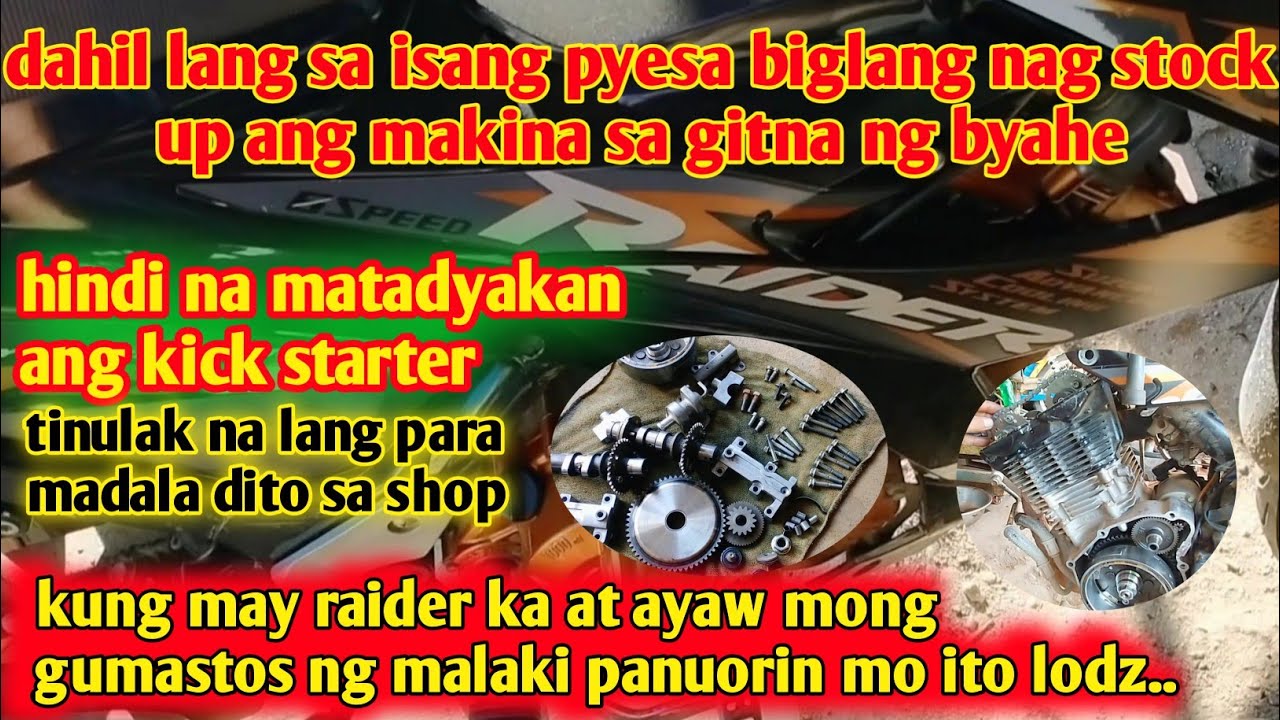 RAIDER 150 BIGLANG NAG STOCK UP ANG MAKINA SA GITNA NG BYAHE