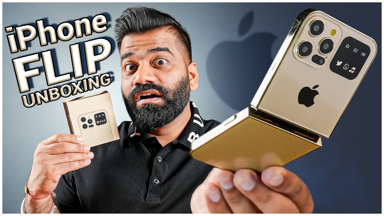 iPhone Flip Unboxing & First Look🔥🔥🔥